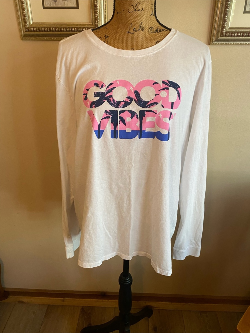 Life Is Good Good Vibes Crusher-Lite Long Sleeve Tee Women’s XXL